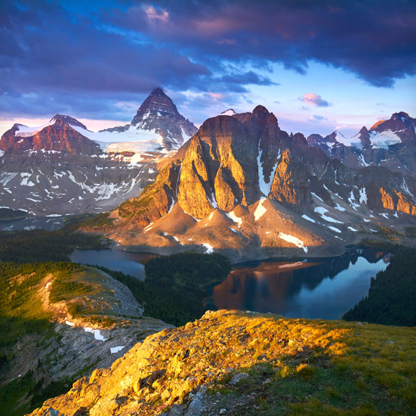 First Light, Mt. Assiniboine - Landscape and National Park Photography by Daniel Ewert