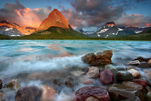 Mountain Light, Sunrise at Glacier National Park - Landscape and National Park Photography by Daniel Ewert