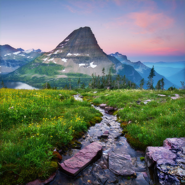 Sub Alpine Stream, Glacier National Park - Landscape and National Park Photography by Daniel Ewert